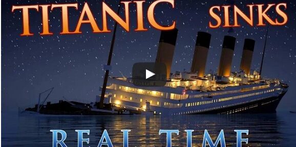 Animación del hundimiento del Titanic en tiempo real